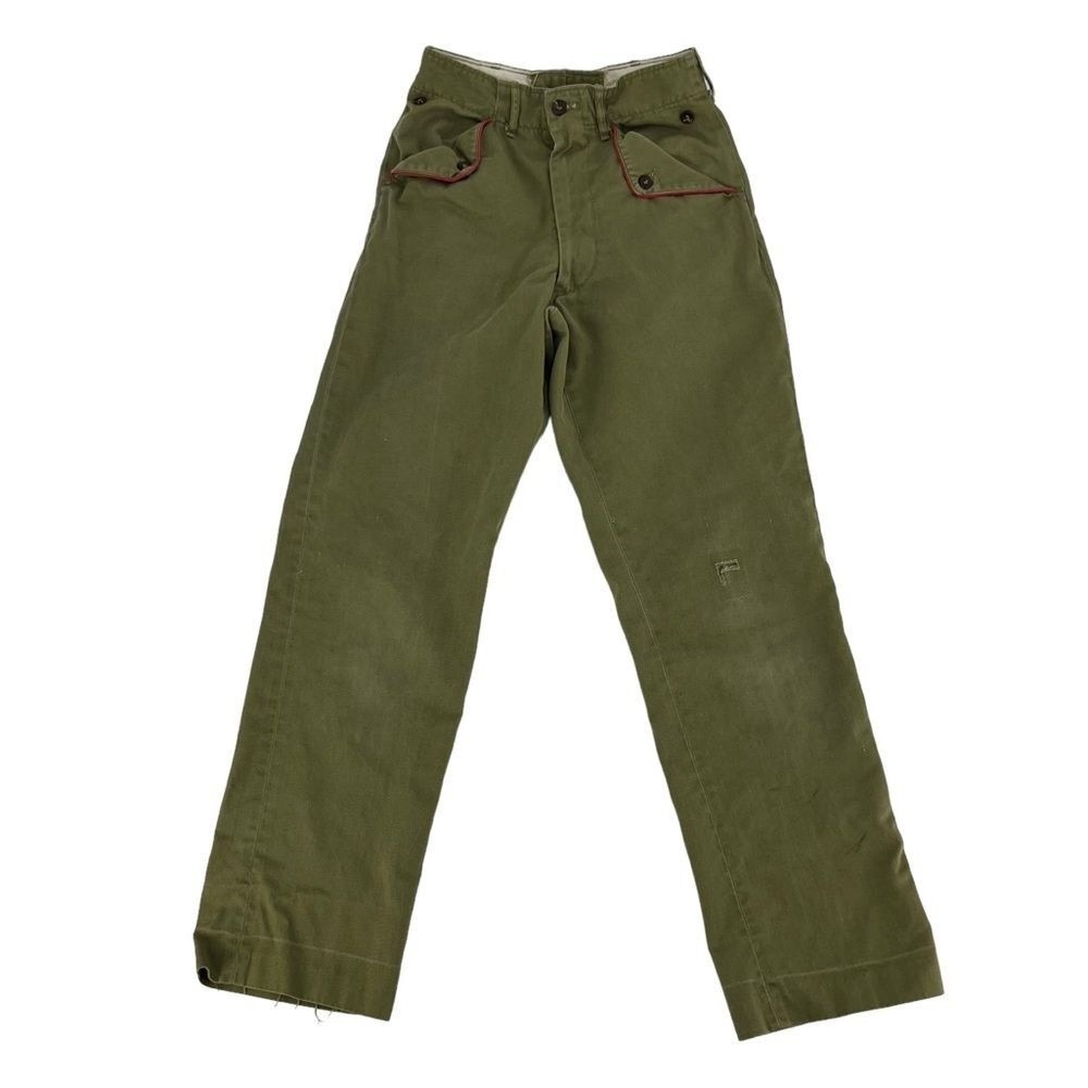 Boys Scouts Of America Pants Youth 22x27 Olive Green Scout Hiking Adventure